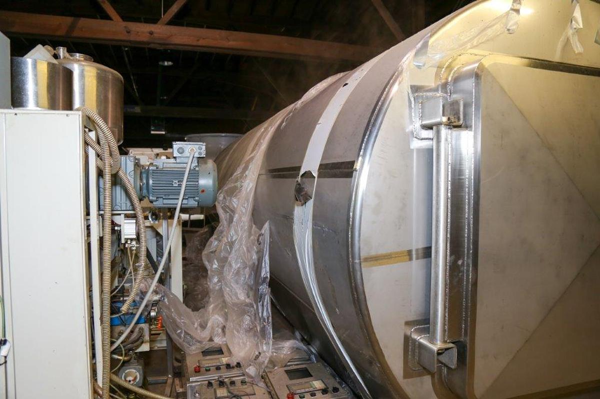 Used 90 In. Diameter X 20 Ft. Long Stainless Steel Horizontal Autoclave