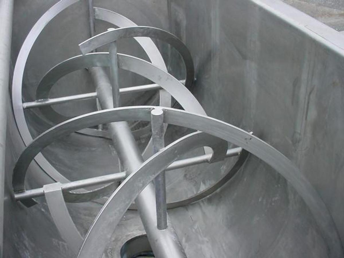 Used 20 Cu.ft. Westwood Stainless Steel Double Ribbon Blender, 10  Hp