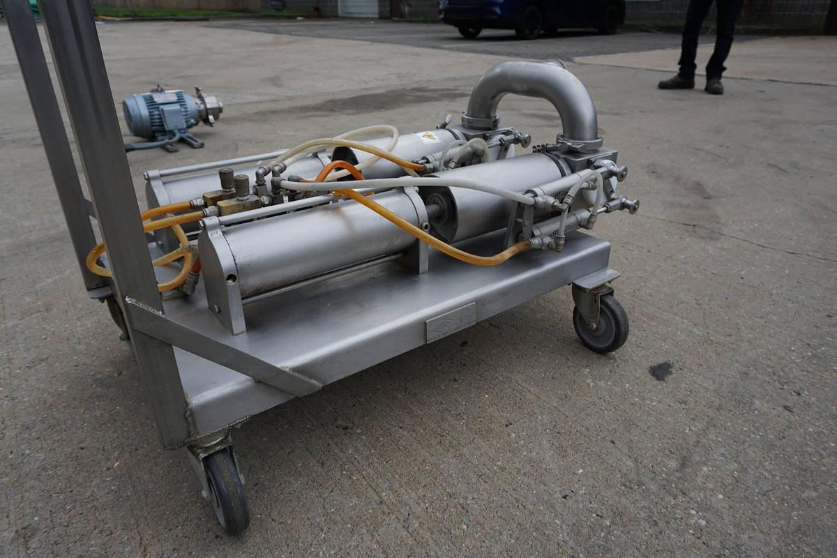 Used TUCS Twin Piston Filling Station On Portable Cart