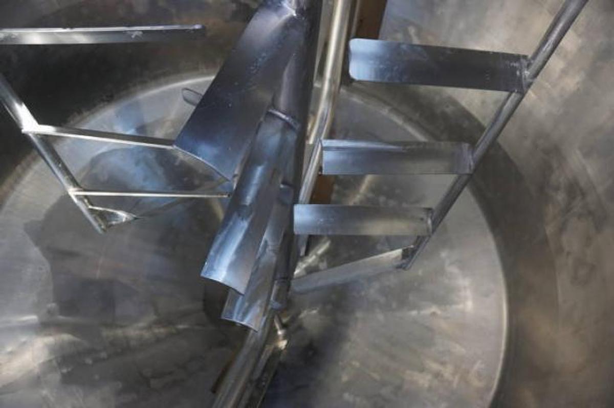 Used 600 Gallon Stainless Steel Jacketed Closed Process Vessel, 316 SS