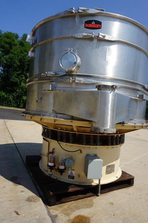 Used Kason 72 In. Diameter Stainless Steel Double Deck Screener