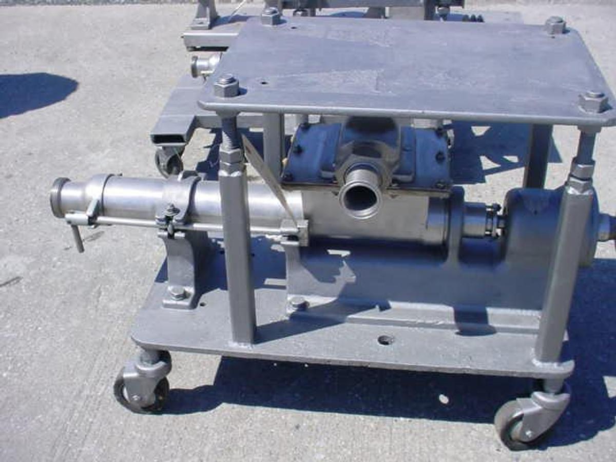 Used Moyno Hopper Fed Sanitary Pump, No Motor