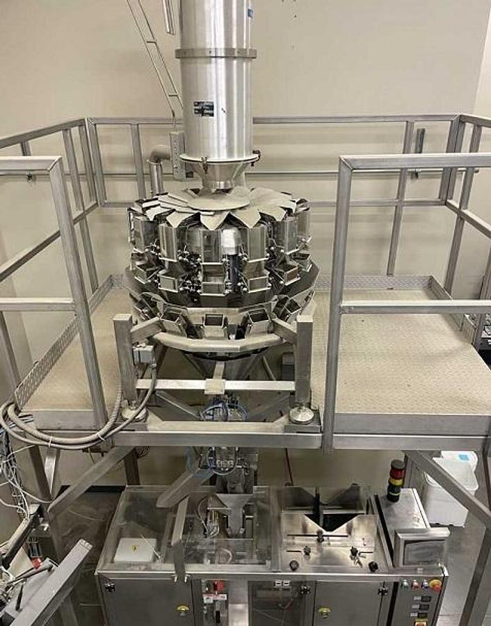 Used WeighPack PrimoCombi Multi-Head Filler/Bagging System