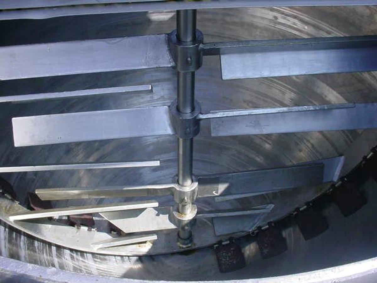 Used 350 Gallon B. H. Hubbert Stainless Steel Double Motion Kettle, 125 Psi