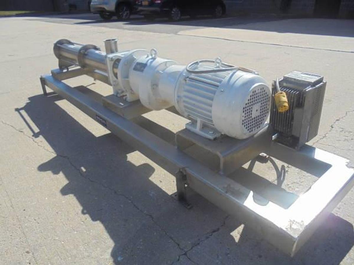Used Moyno 3 in X 3 in. Sanitary Progressive Cavity Pump, Portable