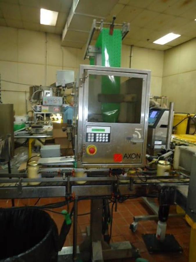 Used Complete Filling Line With Mateer Automatic Filler & Kaps-All Capper