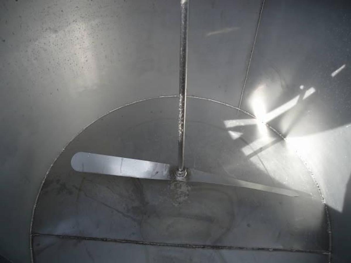 Used 400 Gallon Stainless Jacketed Mix Tank