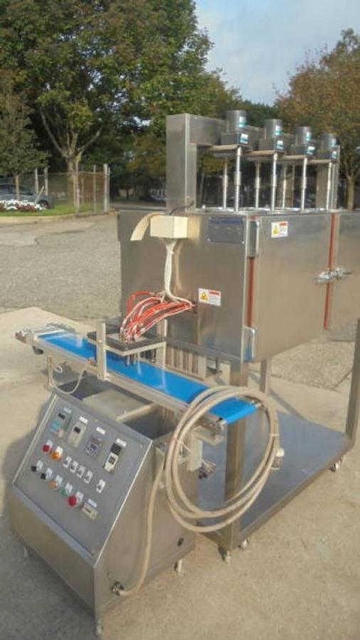 Used 8-Head Automatic Piston Filler for Hot Filling