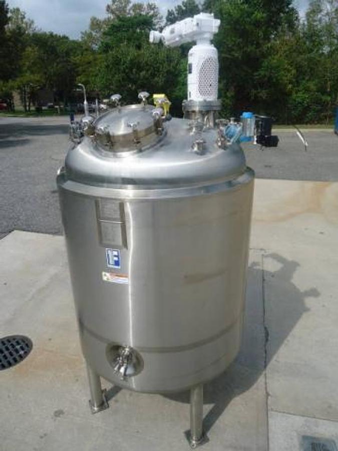 Used 1,000 Gallon Feldmeier 316l Pressure Vacuum Jacketed Agitated Reactor