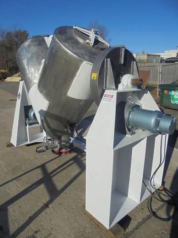 Used 30 Cu.Ft. Patterson Kelley Twin Shell “V” Blender With Intensifier Bar, Stainless Steel