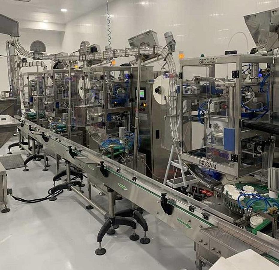 Used Fully Automated Nicotine Pouch Packaging Line