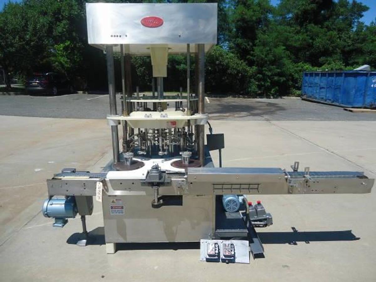 Used Mrm/Elgin Twelve Spout Rotary Vacuum Filler, Explosion Proof