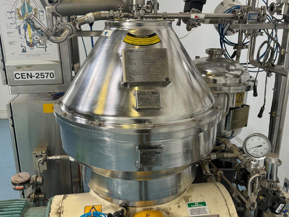 Used Westfalia CSC 20-06-475 Stainless Separator/Centrifuge