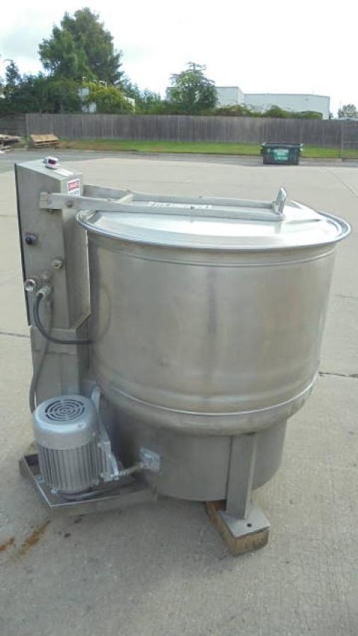 Used Bock FP 900 Perforated Basket Centrifuge, Stainless