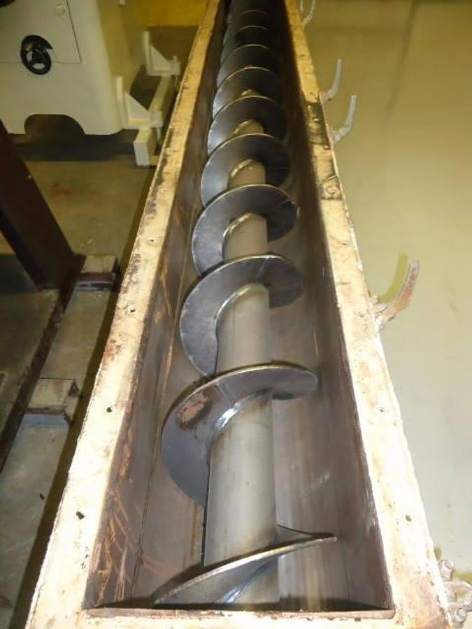 Used 9 Inch Diameter By 13 Foot Long Screw Conveyor