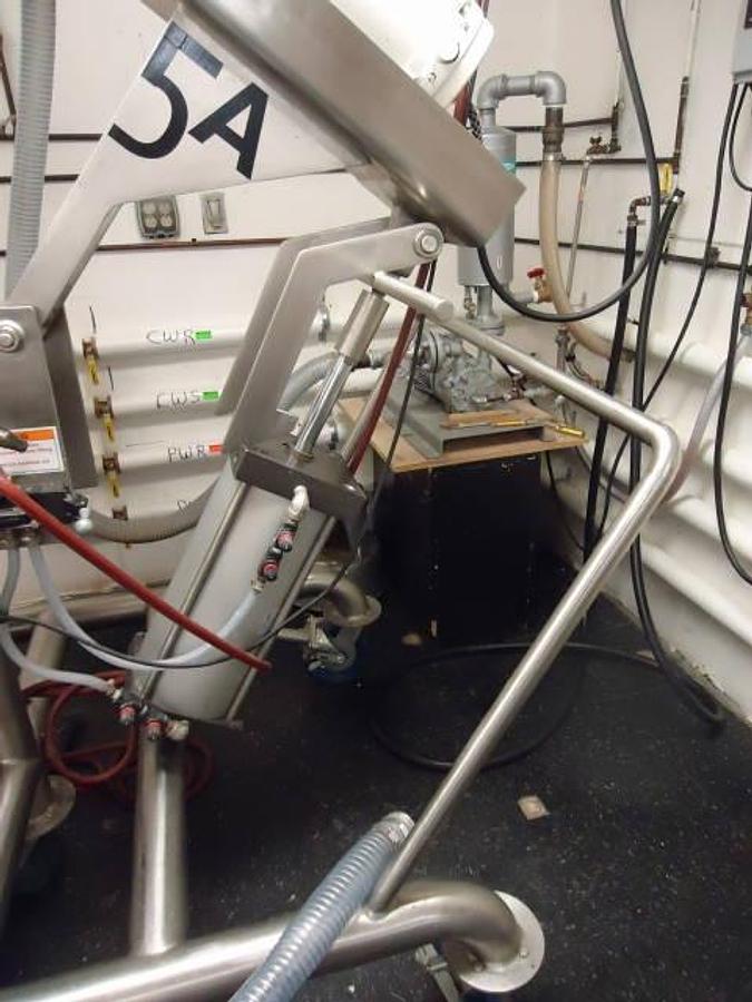 Used 100 Gallon Lee Double Motion Vacuum Kettle With Pipeline Homogenizer
