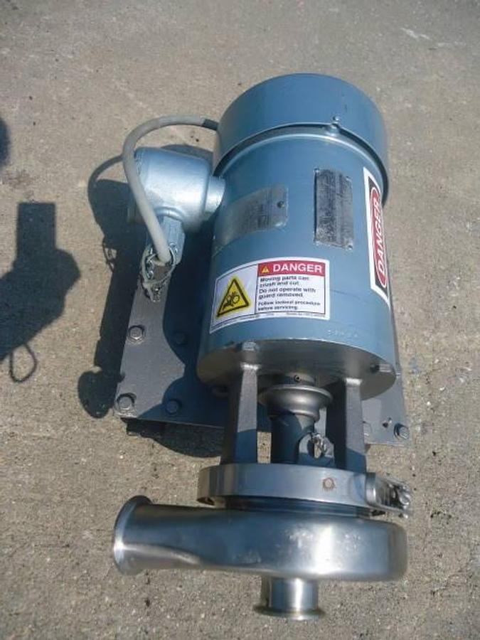 Used Tri Clover Approx. 1-1/2 In. X 1-1/2 In. Sanitary Centrifugal Pump