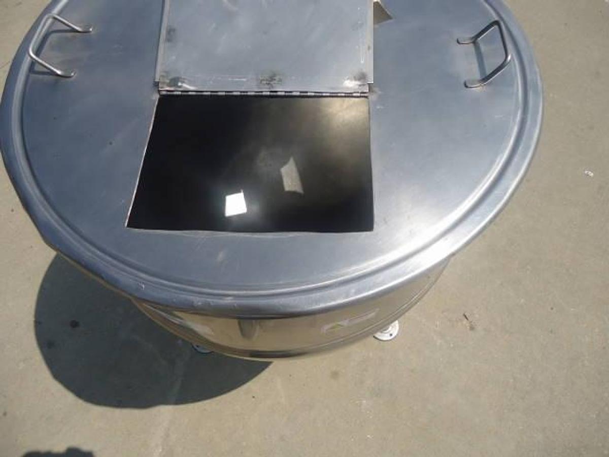 Used 100 Gallon Groen Stainless Steel  Hemispherical Kettle, 45 Psi Jacket