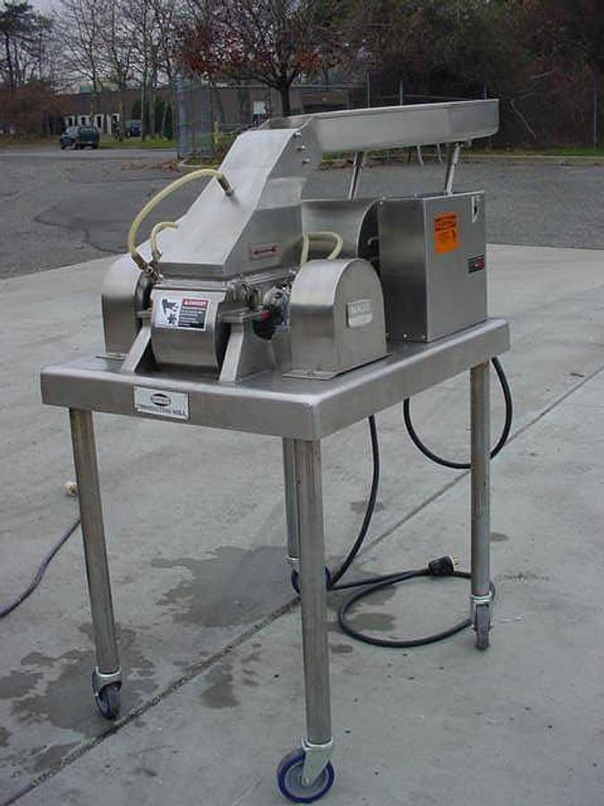 Used Fitz Mill Stainless Steel Comminuting Mill, Pan Feed
