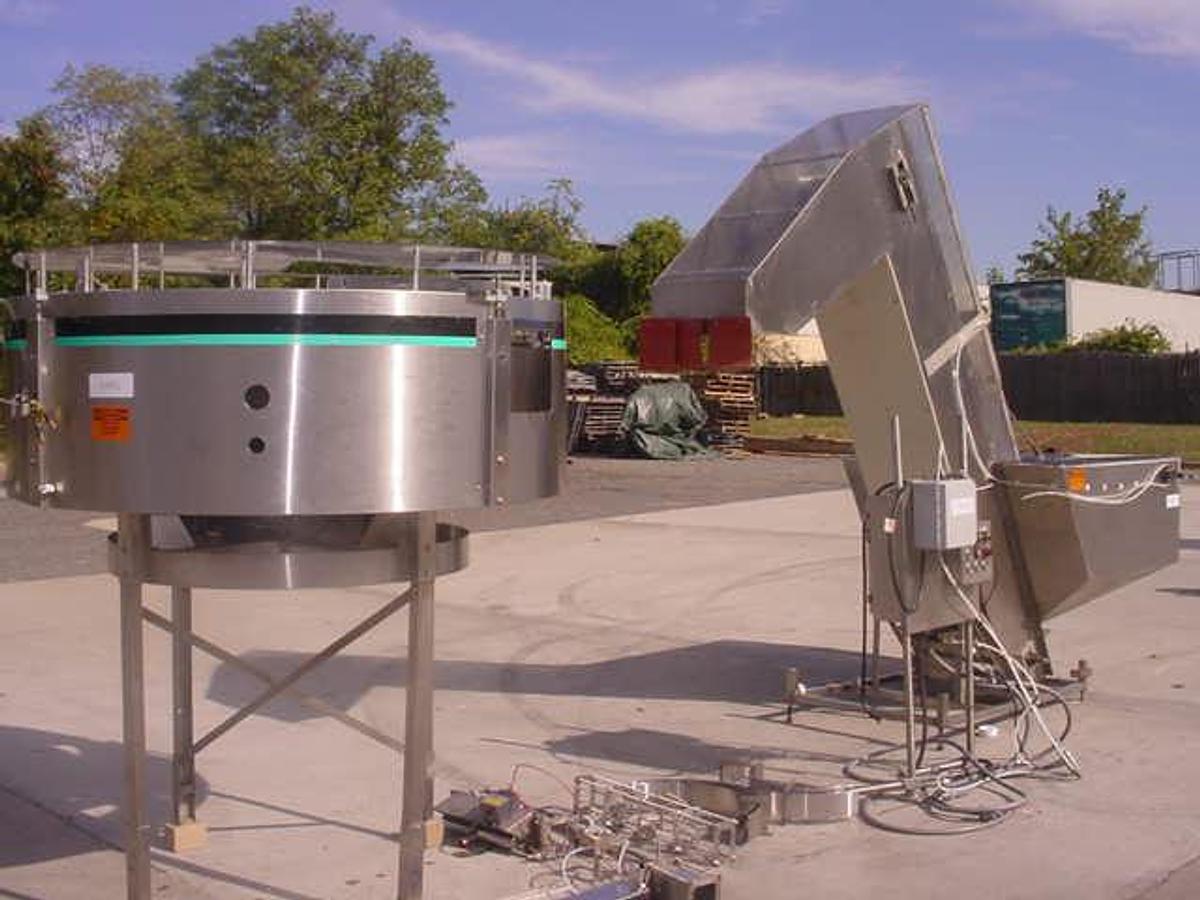 Used Hoppmann Ft-50  Centrifugal Feeder With Inclined Elevator, Ss