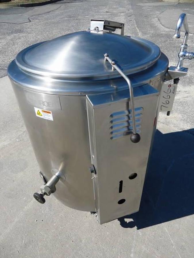 Used 60 Gallon Groen Stainless Steel Gas Fired Kettle