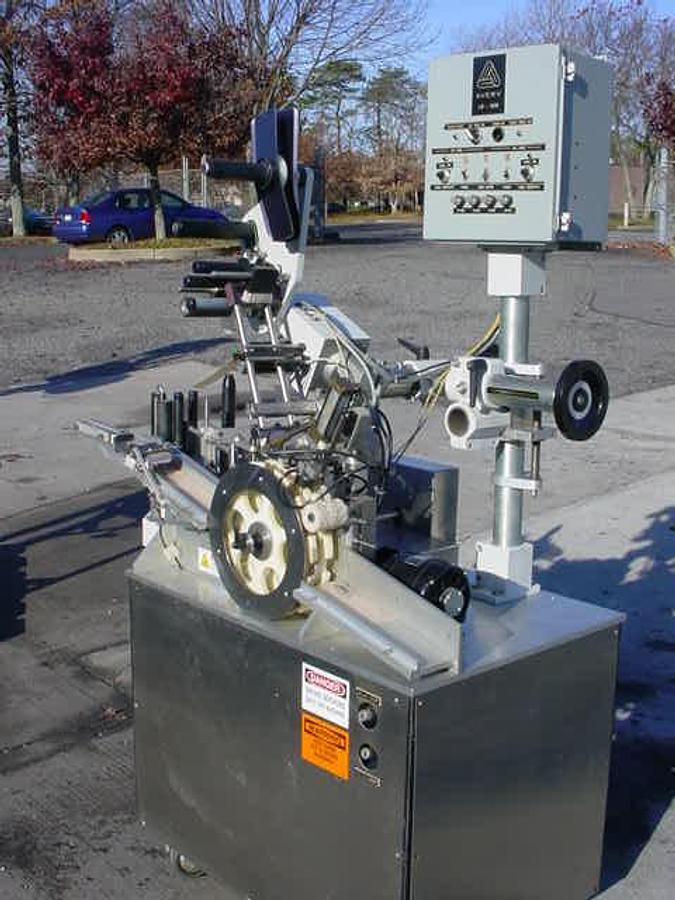 Used Avery Automatic Pressure Sensitive Labeler , Small Vials