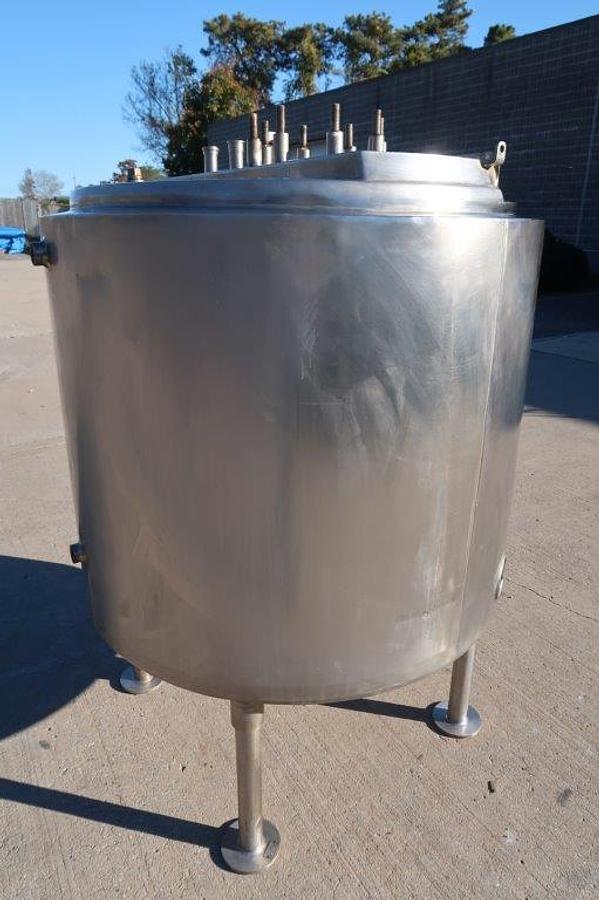 Used 200 Gallon Tolan 316 Stainless Jacketed Kettle/Tank, 150PSI Jacket