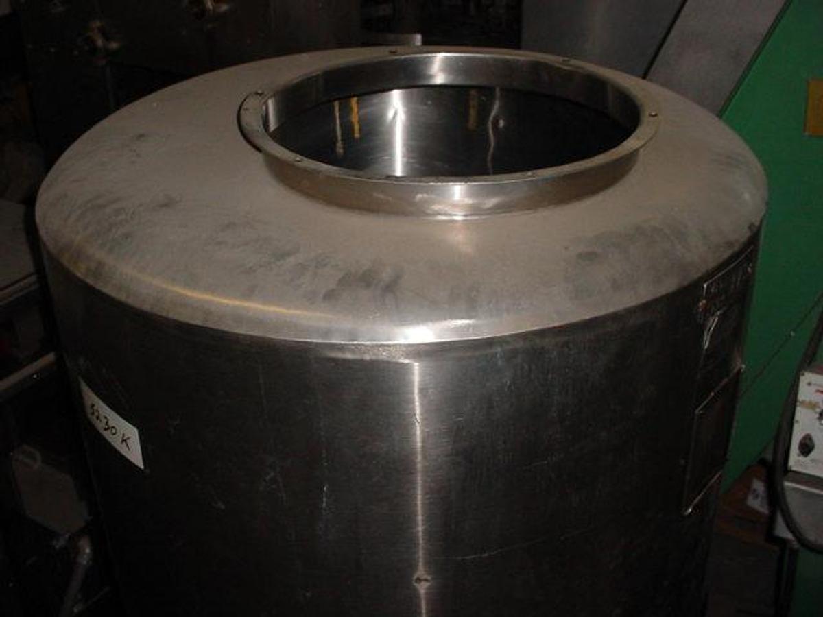 Used 230 Gallon Sanitank Ss Portable Tank, Side Agit.
