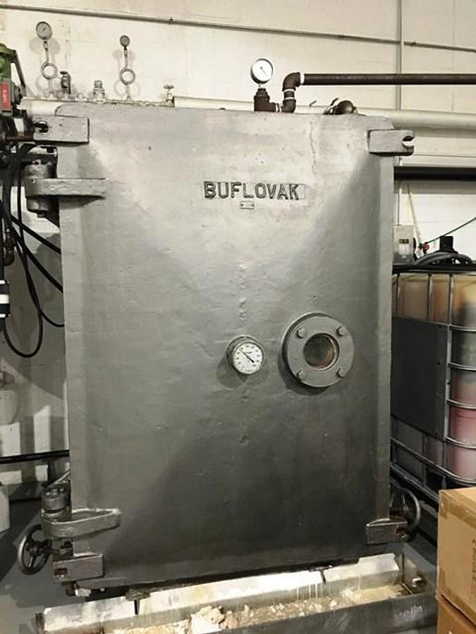 Used Buflovak 196 Sq. Ft. Vacuum Shelf Dryer