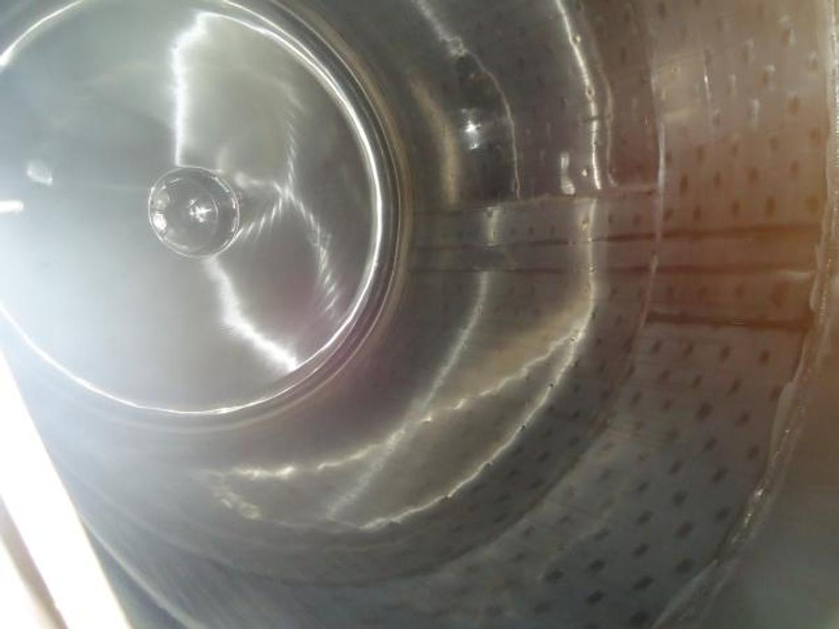 Used 3,000 Gallon Stainless Steel Dimpled Jacketed Closed Vertical Tank