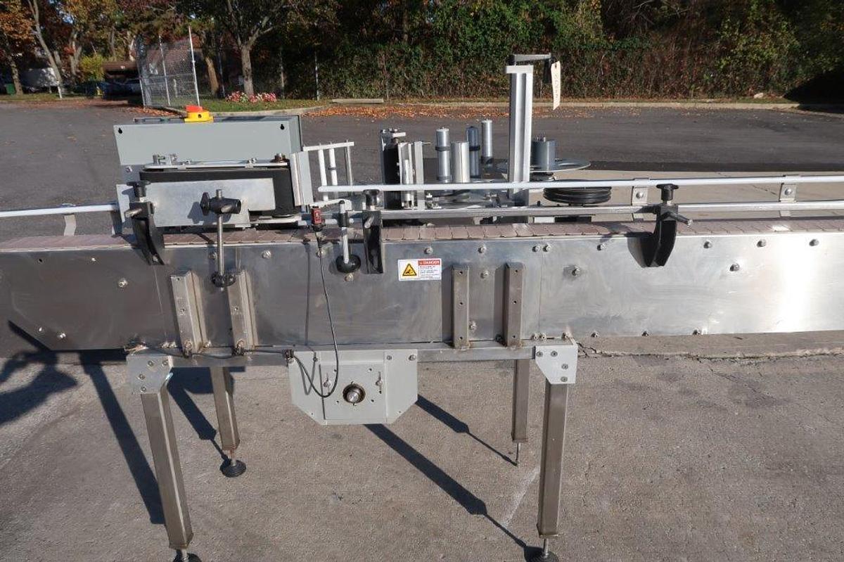 Used In-Line “Paradigm 700” Stainless Steel Automatic Spot/Wraparound Labeling Machine
