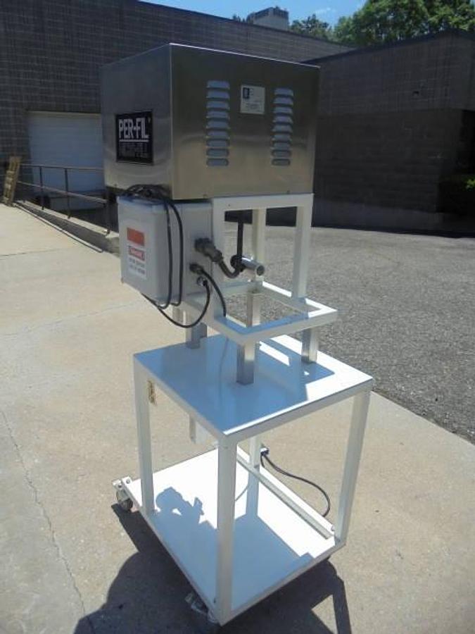 Used Per-Fill MR-1 Single Auger Powder Filler, Agitated Hopper