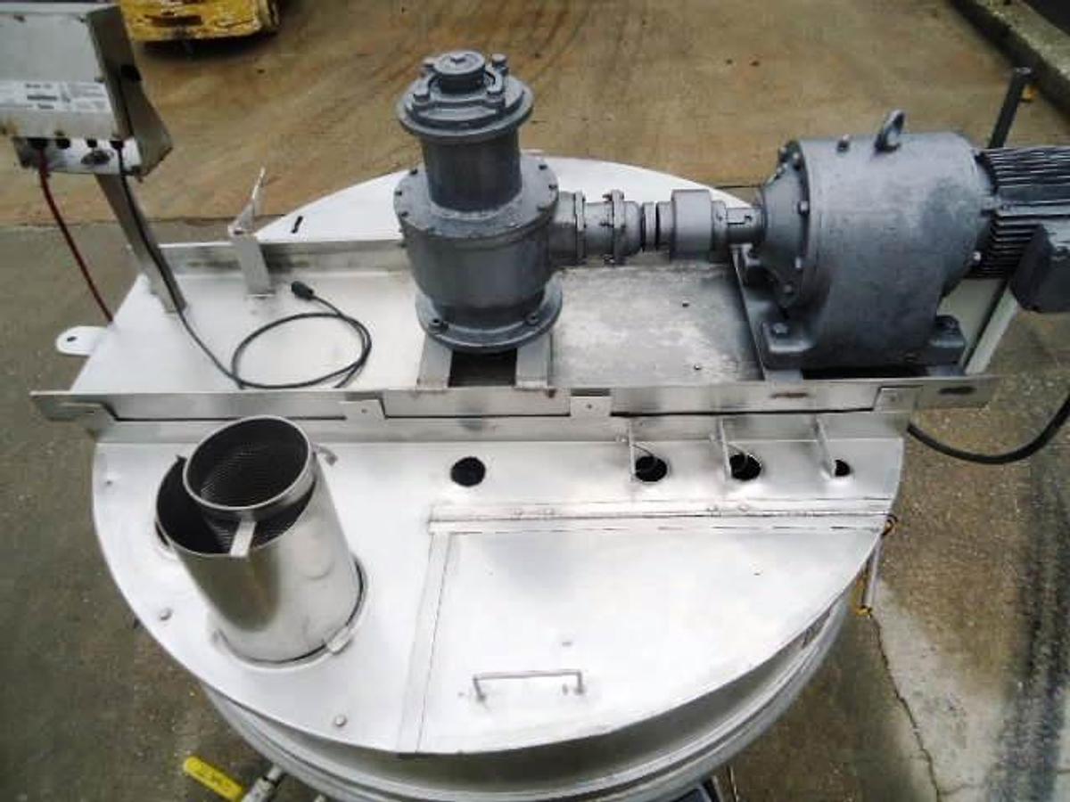 Used 250 Gallon Tri-Canada 316 Stainless Steel Dual Action Scraper Kettle, 125 PSI Jacket
