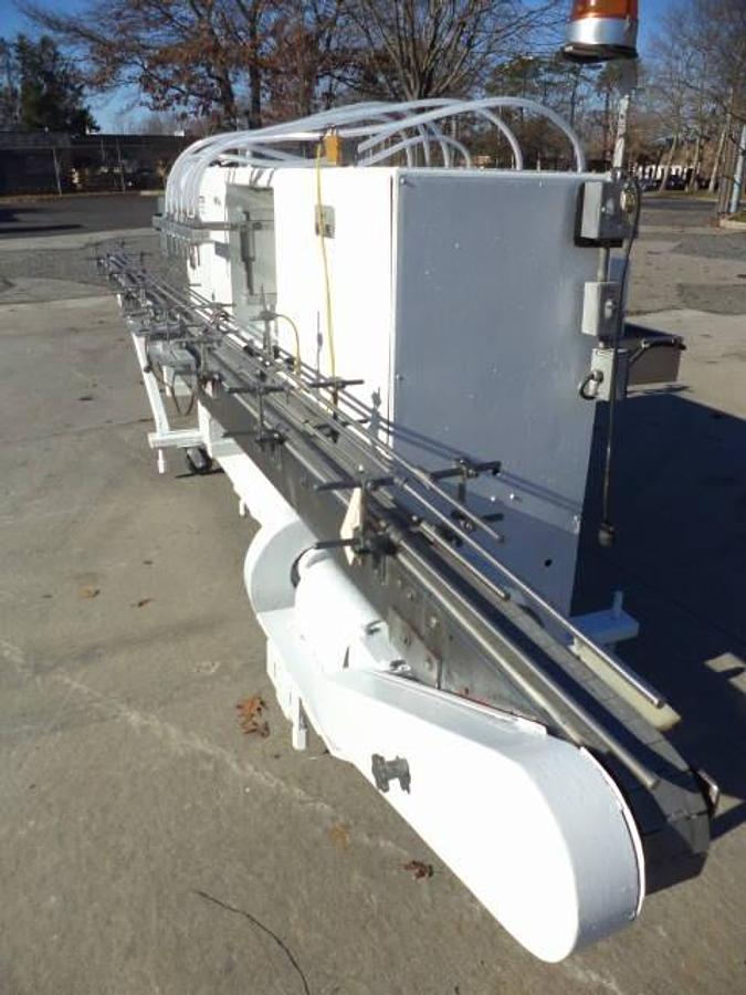 Used Filamatic Eight Piston Automatic Filling Machine, 520 cc Pistons