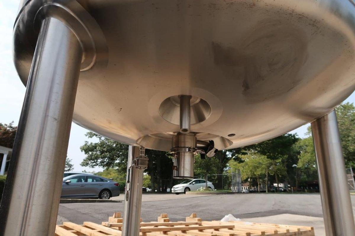 Used 750 Gallon Walker Jacketed Pressure Sanitary Reactor, 316L SS