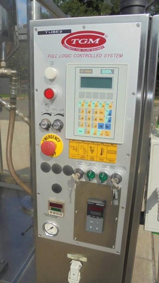 Used TGM Hot Air Automatic Plastic Tube Filling & Sealing Machine