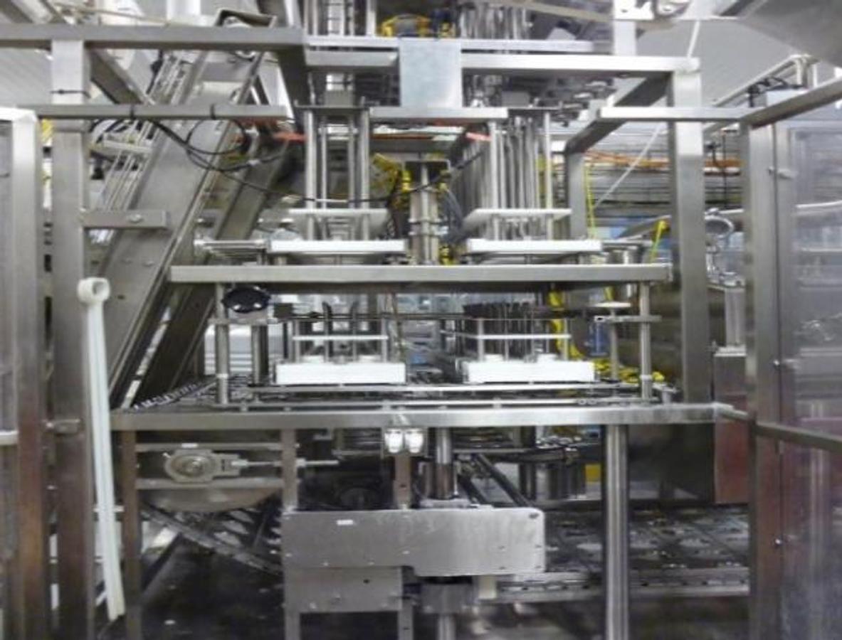 Used Osgood 6 lane “Ultraclean” yogurt cup filler, 360 cups per minute