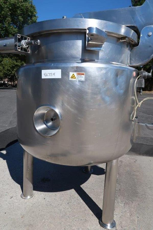 Used 200 Gallon Stainless Steel Jacketed Autoclave, 3 In. Discharge 40X36 In