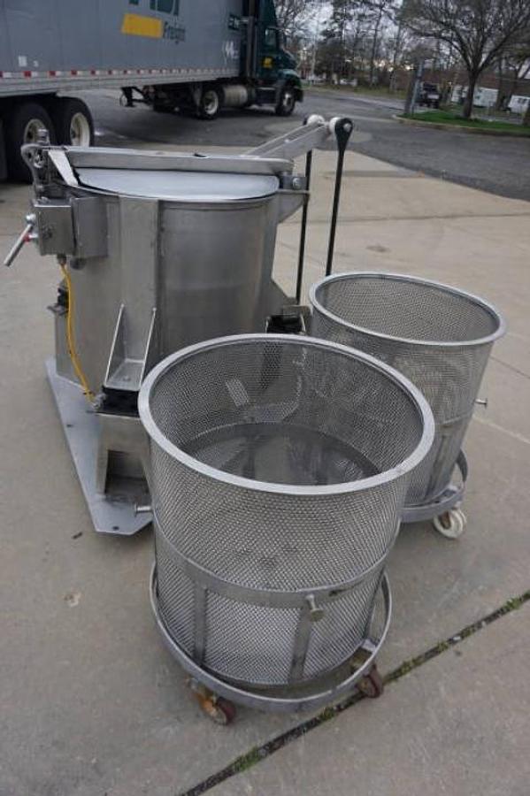 Used Brothers Legrow 200 Lb. SS Centrifugal Vegetable Spin Dryer