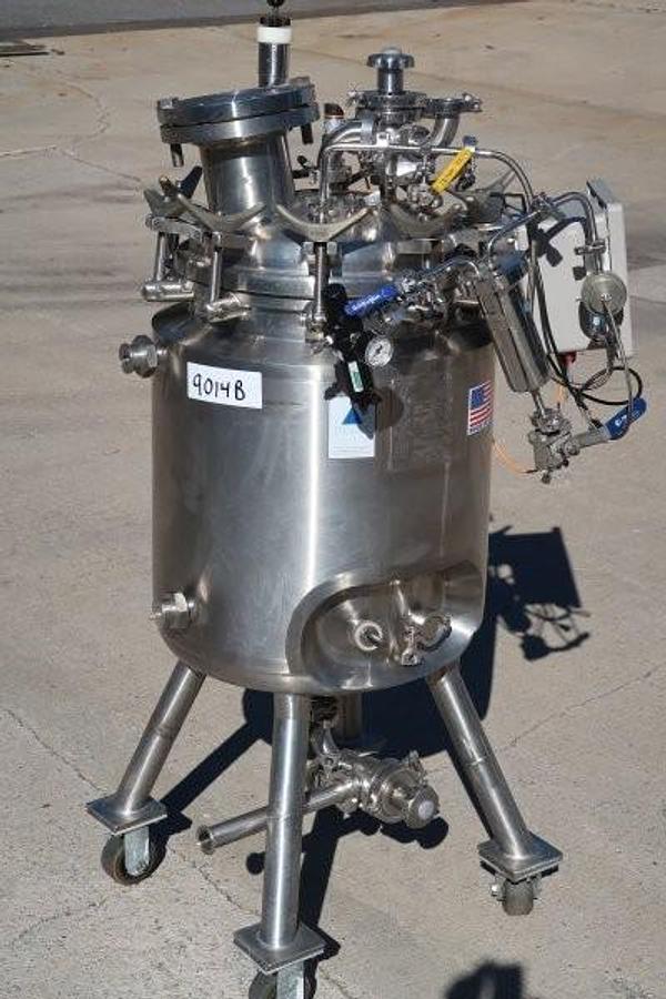 Used Precision Stainless 25 Gallon 316SS Jacketed Vacuum Pressure Vessel