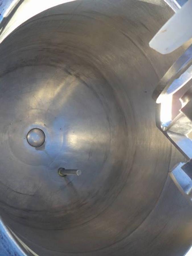 Used 10 Gallon Greerco “Agi-Mixer” Triple Motion Kettle with Homogenizing, 316 Stainless Steel