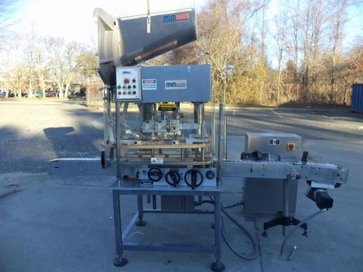 Used MRM/ELGIN VERSA-CAP III Six Quill Screw Capping Machine