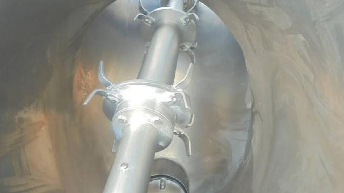 Used 2 Cu. Ft. Patterson Kelley Stainless “Liquid Solids” V Blender