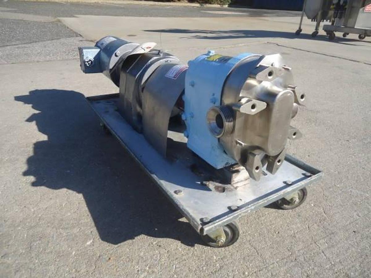 Used Waukesha Size 10 Positive Displacement Pump, Portable