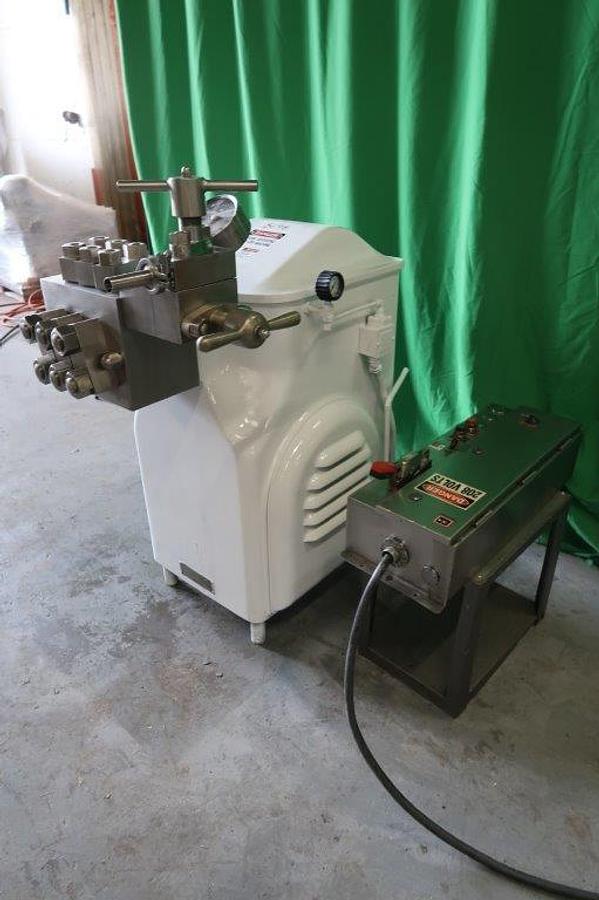 Used APV Gaulin M3 Two Stage High Pressure Homogenizer, 10,000 PSI