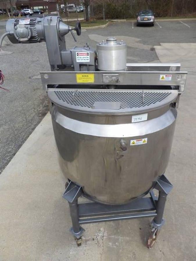 Used 300 Gallon Lee Jacketed Double Motion Kettle, 316 Stainless Steel