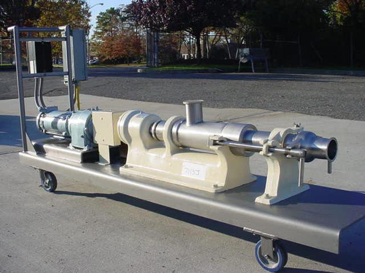 Used MOYNO 3″ X 3″” SANITARY PUMP, Variable Speed