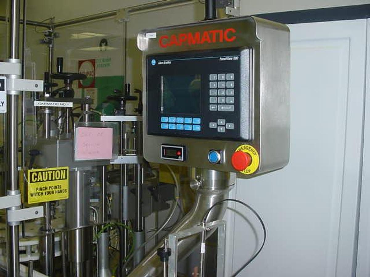 Used Capmatic Patriot Monoblock Fill/Plug/Cap, All Stainless