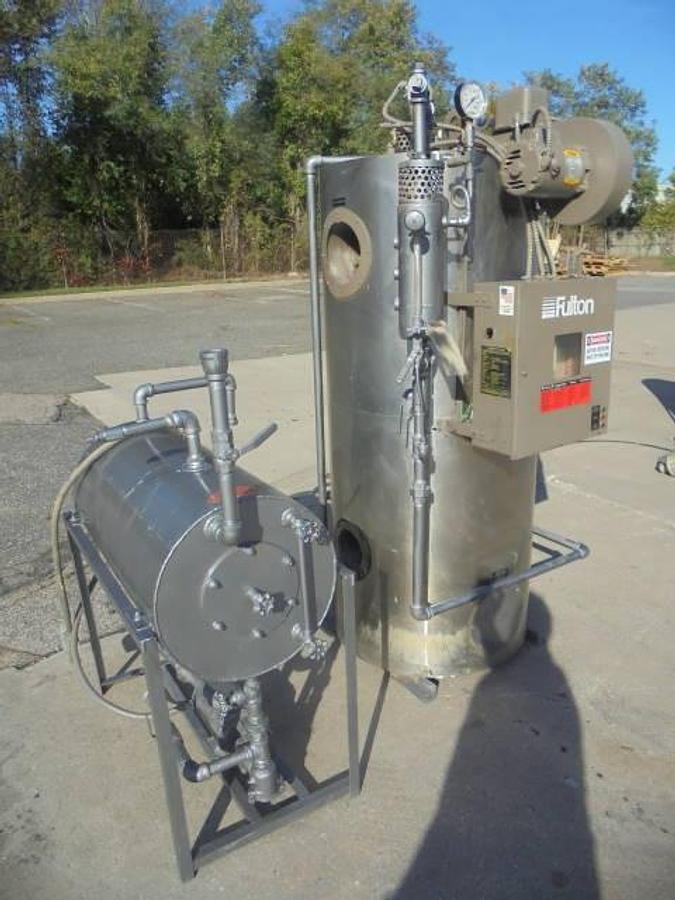 Used Fulton FB-015-A Fuel Fired Steam Boiler