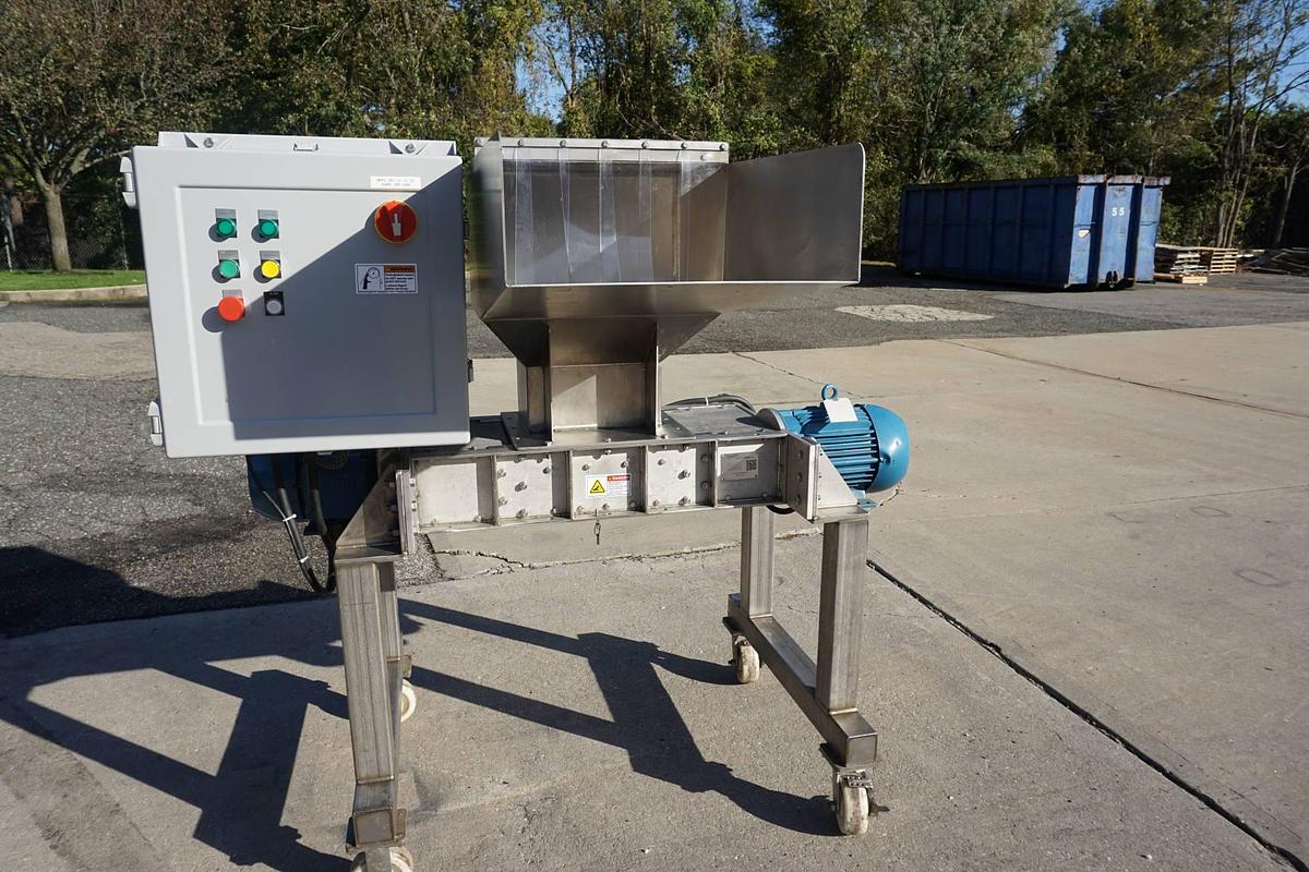 Used Atlantic Coast Crushers Two Roll Mustard Seed Crusher, Stainless